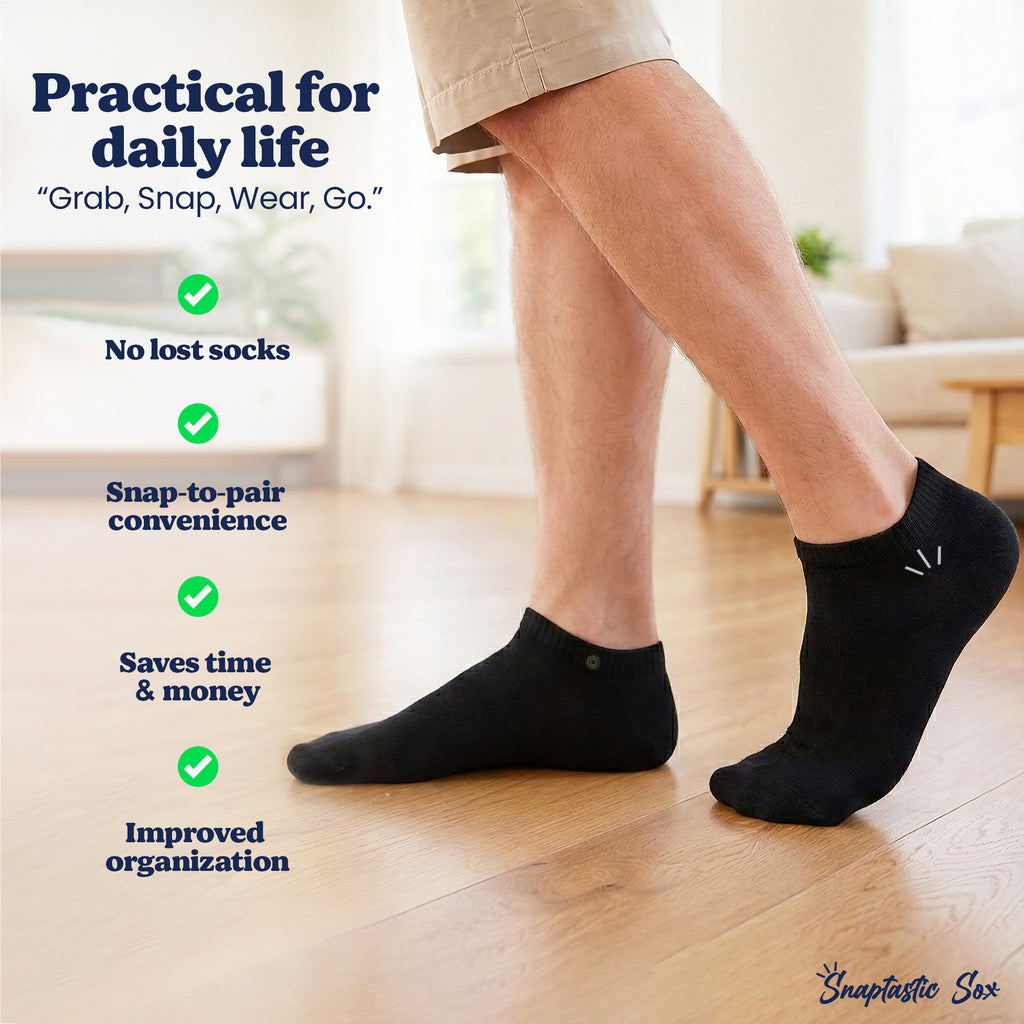 Black Ankle Socks – Youth & Adult Sizes