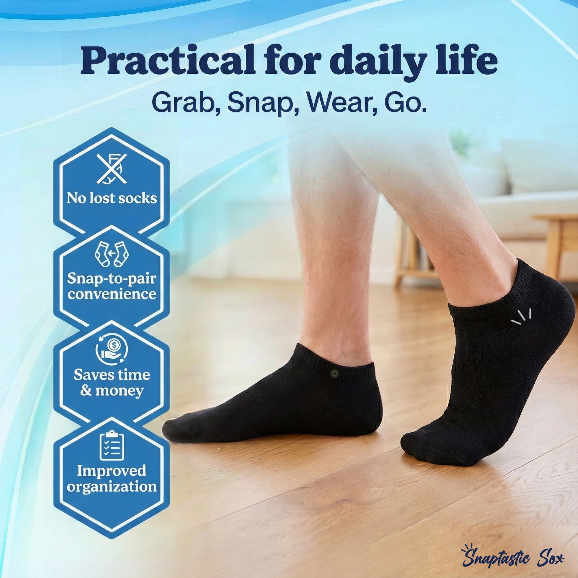 Black Ankle Socks – Youth & Adult Sizes