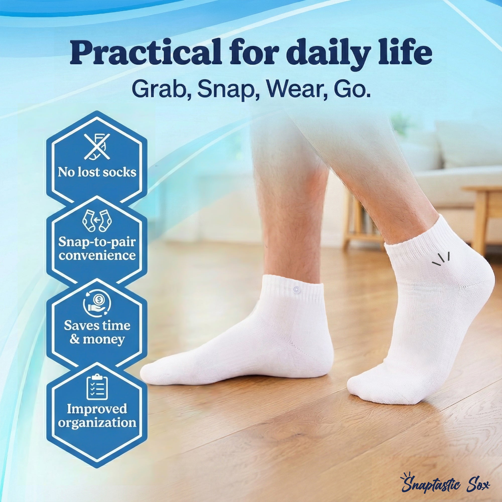 White Quarter Socks – Youth & Adult Sizes