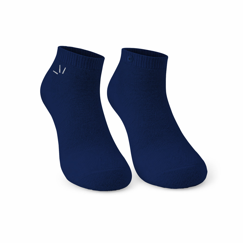 Navy Blue Ankle Socks – Sizes Youth to XL