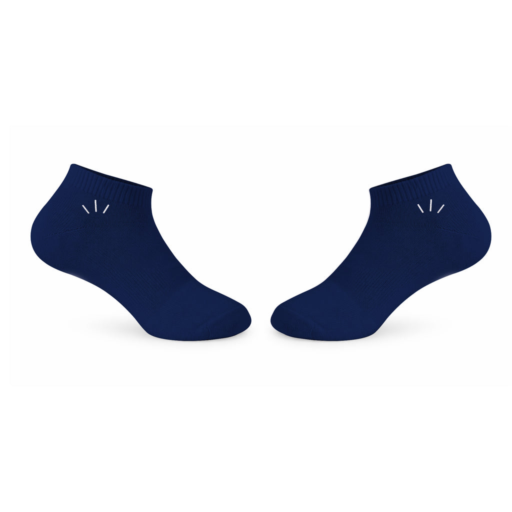 Navy Blue Ankle Socks – Sizes Youth to XL