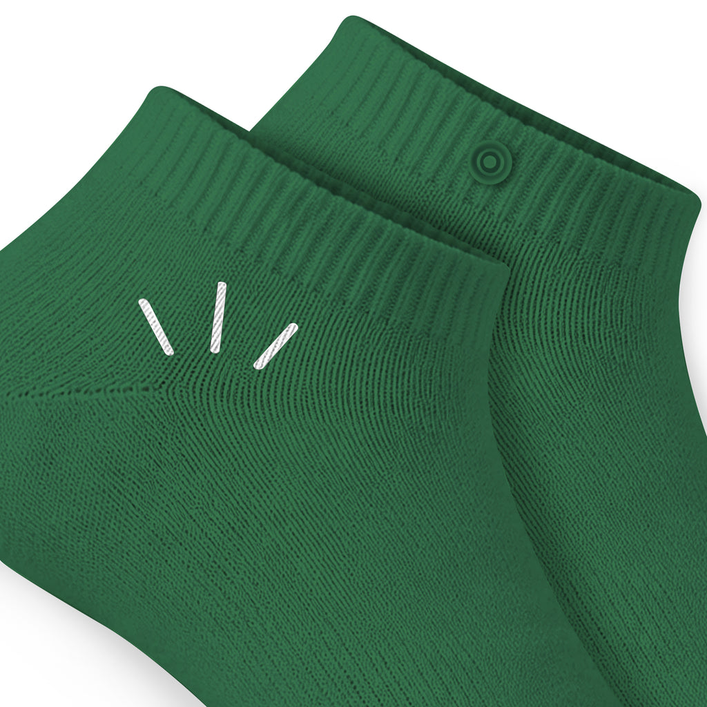 Green Ankle Socks – Youth & Adult Sizes