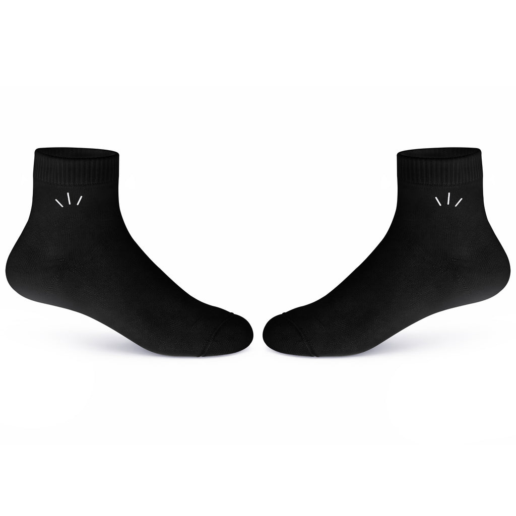 Black Quarter Socks – Youth & Adult Sizes