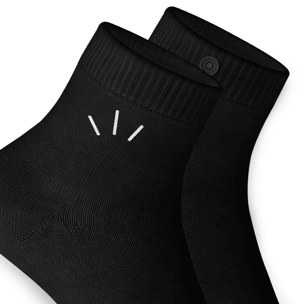 Black Quarter Socks – Youth & Adult Sizes