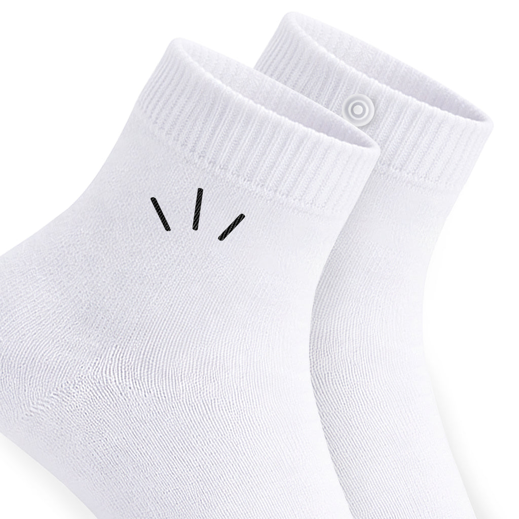 White Quarter Socks – Youth & Adult Sizes