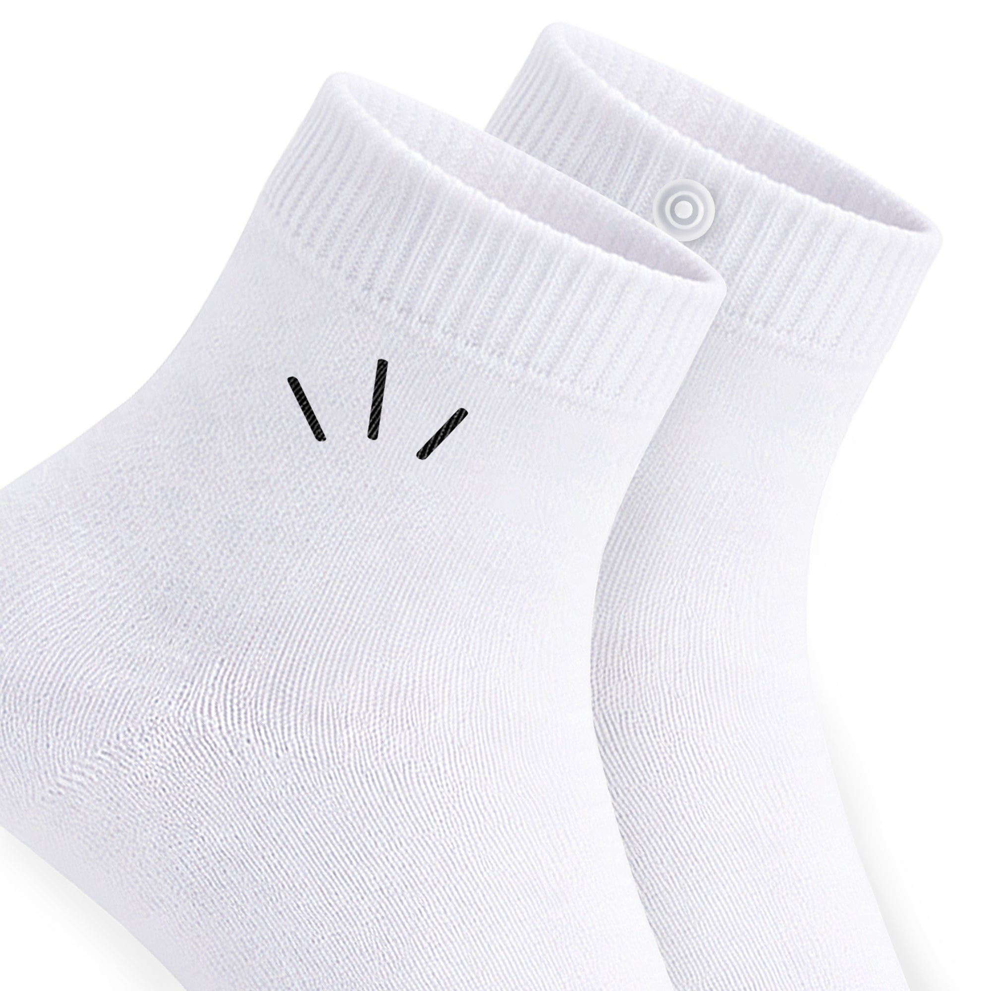 White Quarter Socks – Youth & Adult Sizes