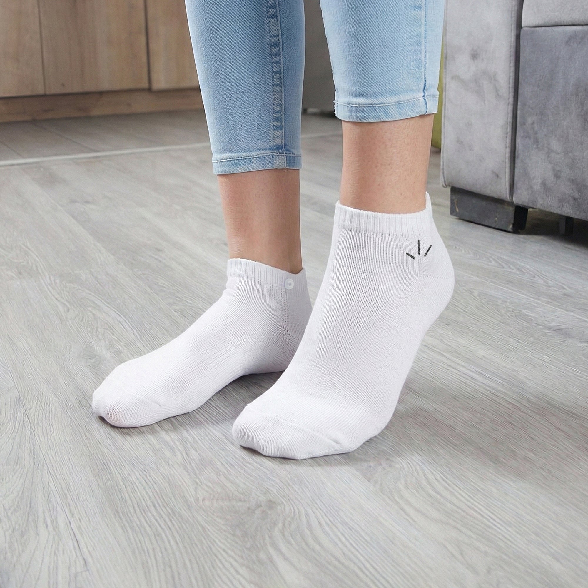 White Ankle Socks – Youth & Adult Sizes