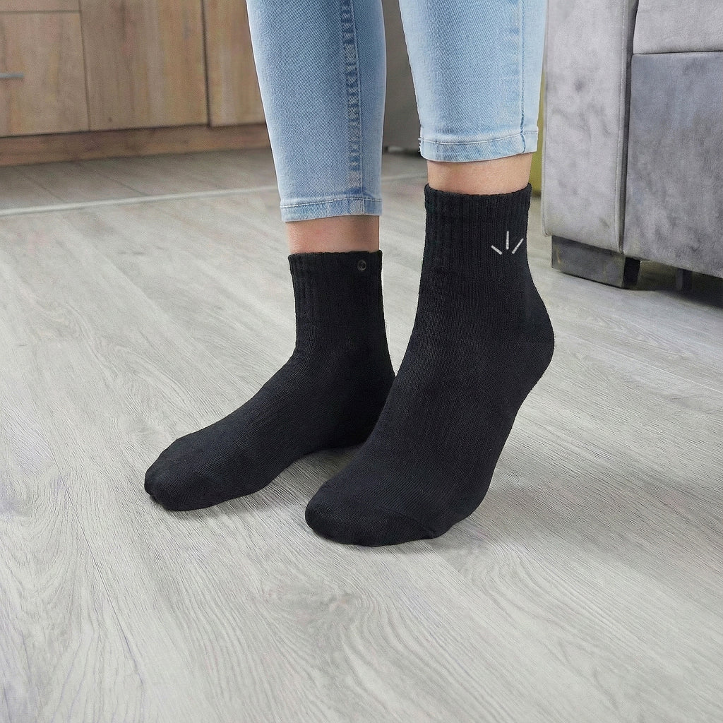 Black Quarter Socks – Youth & Adult Sizes