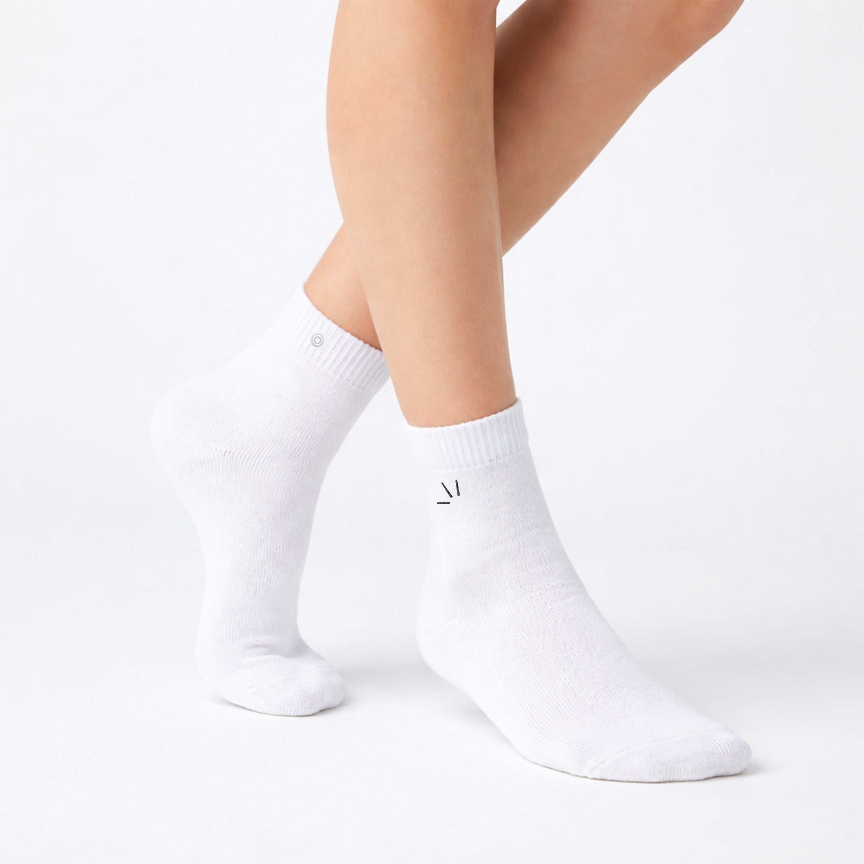 White Quarter Socks – Youth & Adult Sizes