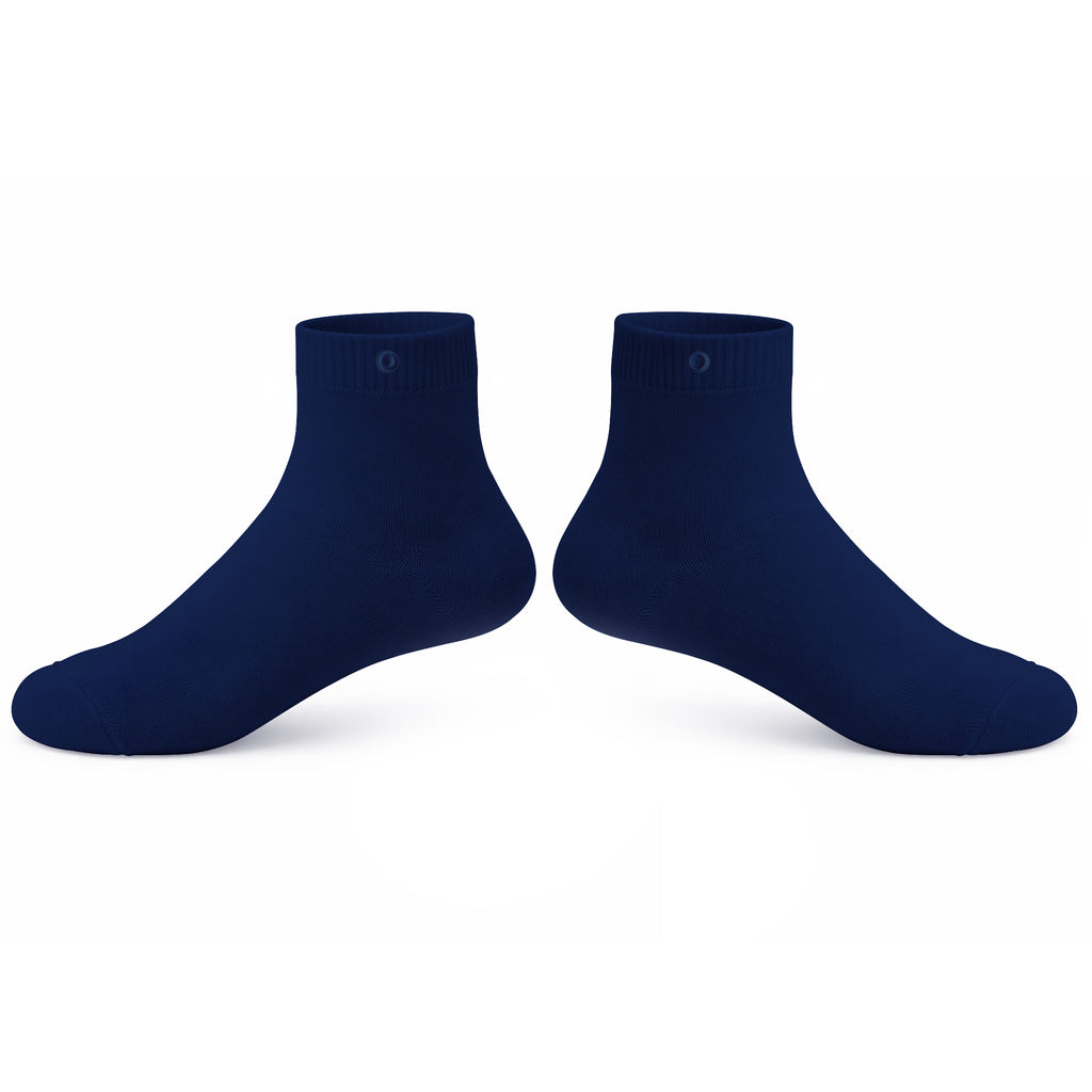 Navy Blue Quarter Socks – Youth & Adult Sizes