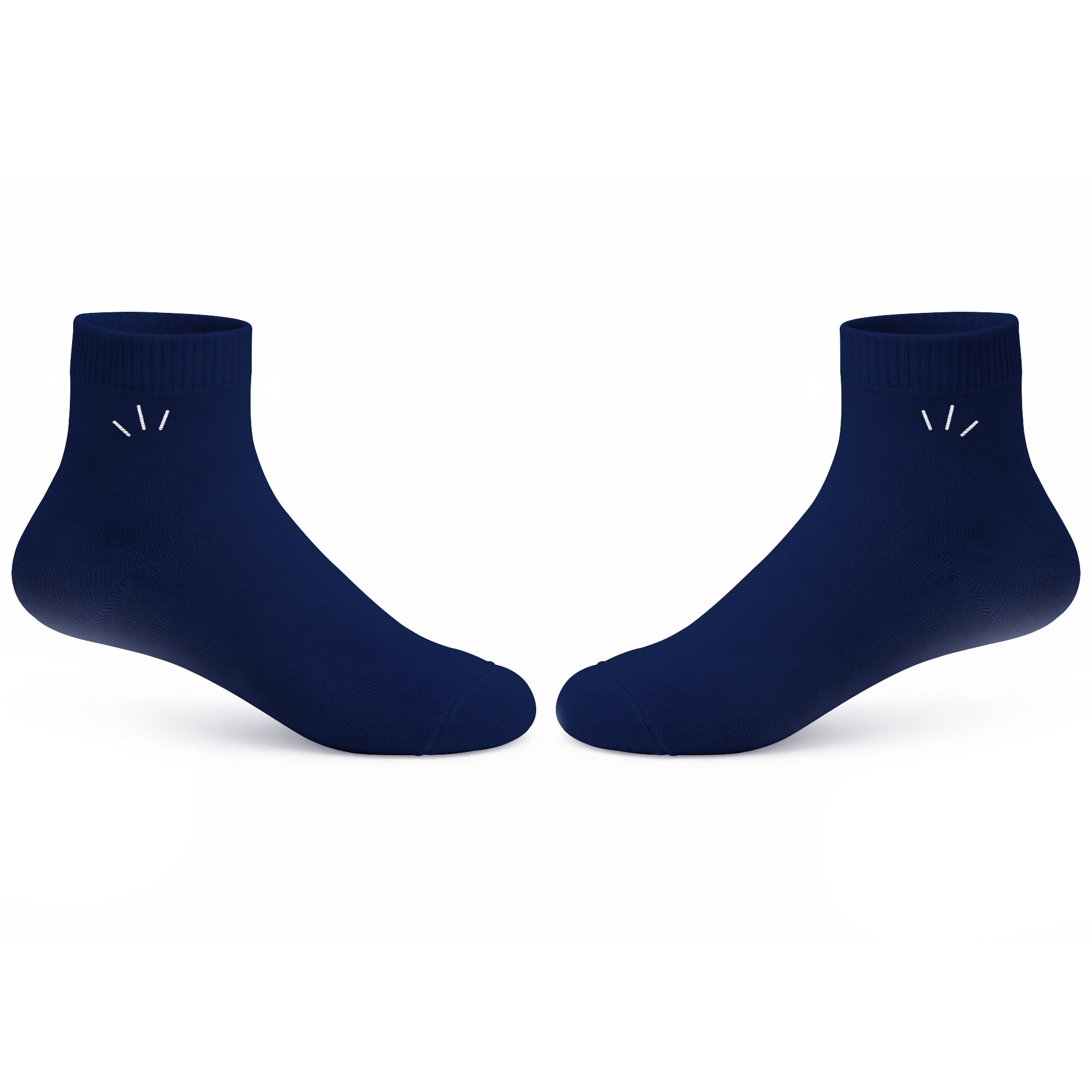 Navy Blue Quarter Socks – Youth & Adult Sizes