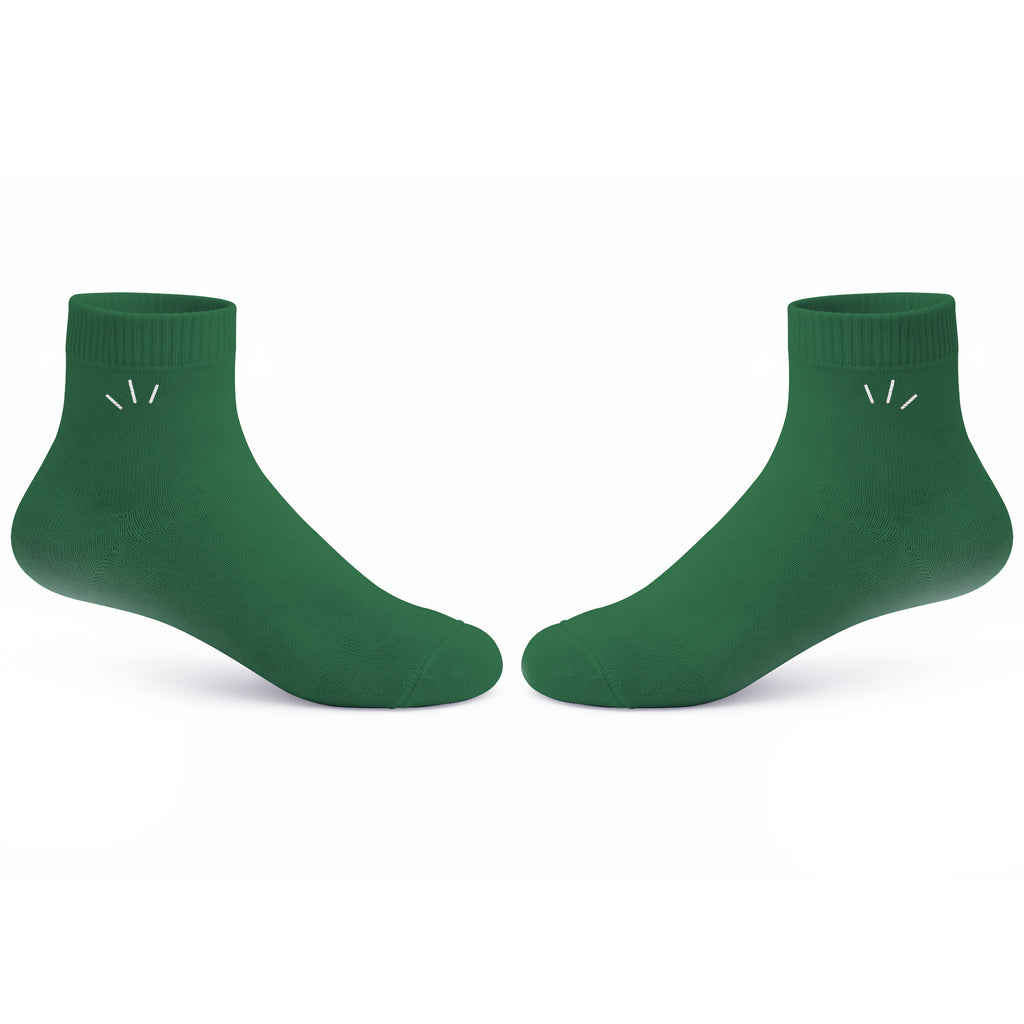 Green Quarter Socks – Youth & Adult Sizes